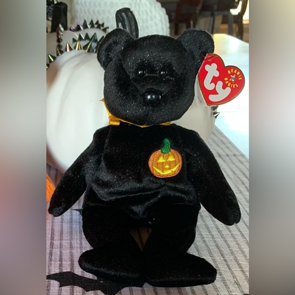 Ty Beanie Halloween Haunt Bear